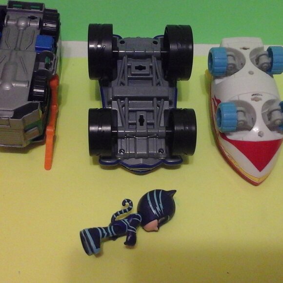 Pj masks & paw patrol kids toy car boat bundle - Picture 8 of 11